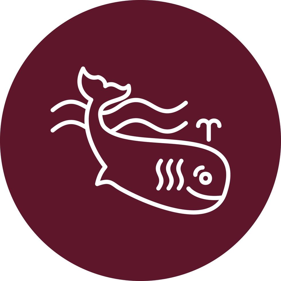 icono de vector de ballena