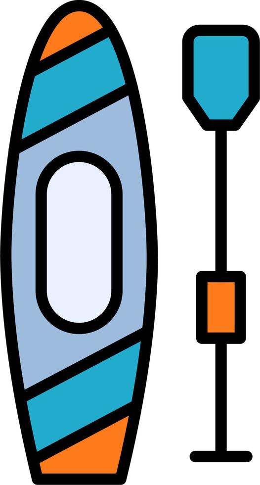 Paddle Board Vector Icon