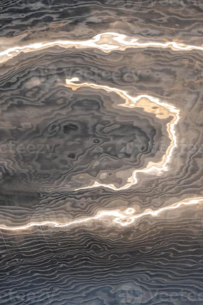 Abstract art grey paint background with light on metal texture. photo