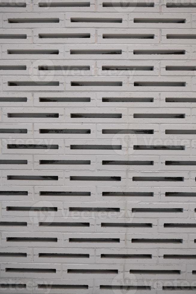 White Bricks Wall Pattern and background texture photo