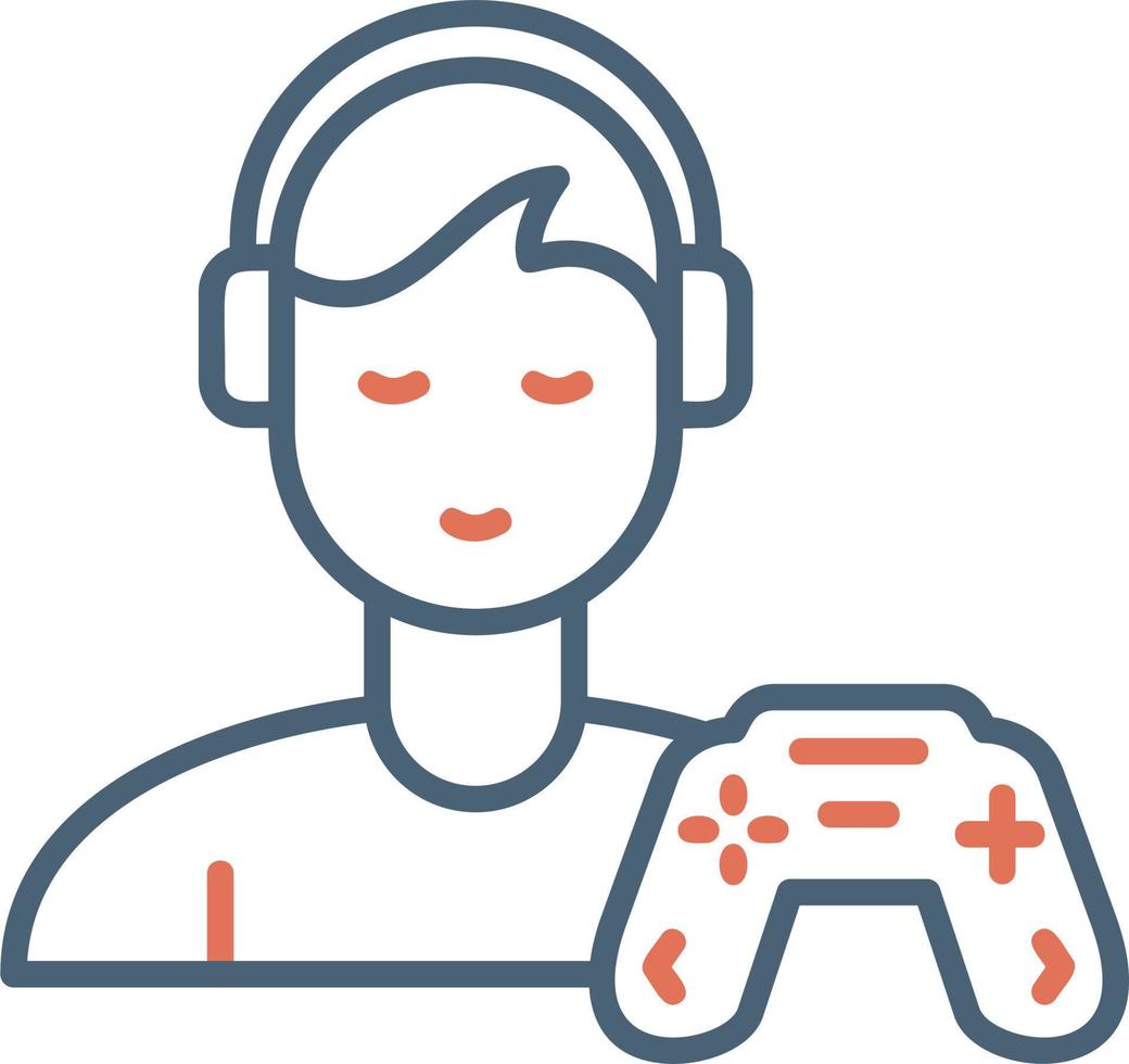 Gamer Vector Icon