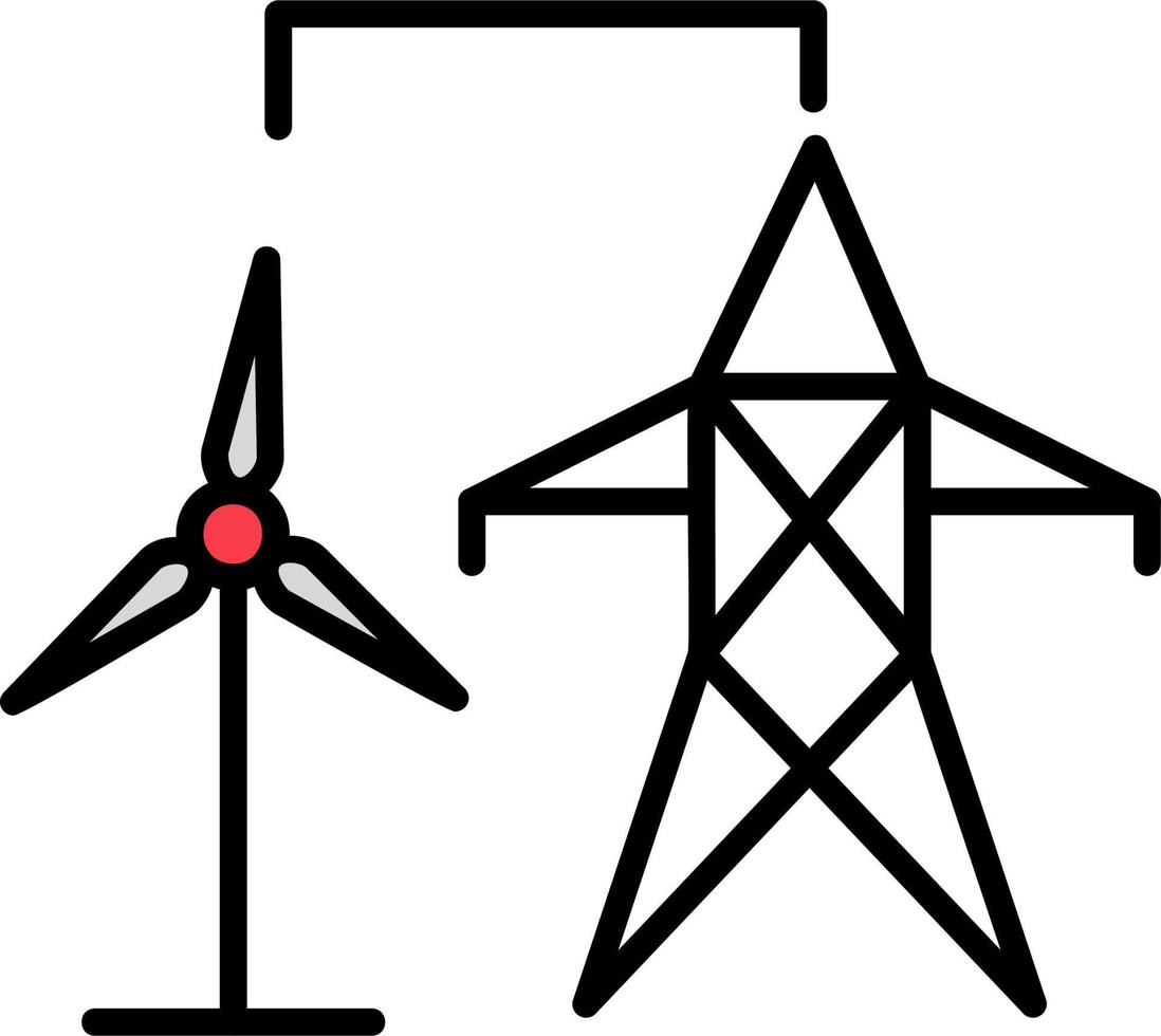 Power Generation Vector Icon