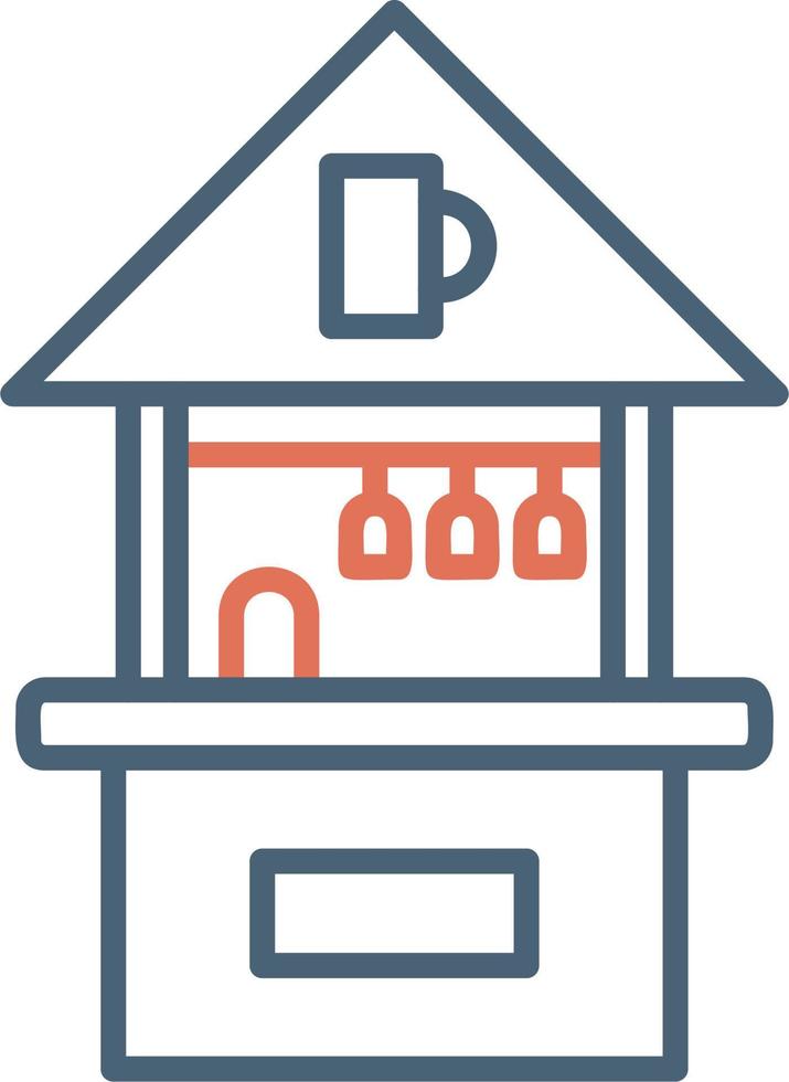 Beach Hut Vector Icon