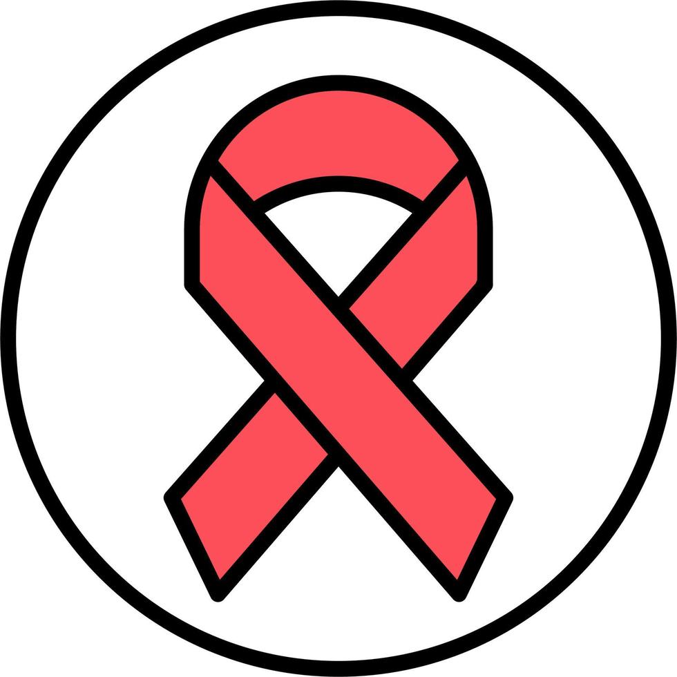 Cancer Ribbon Vector Icon