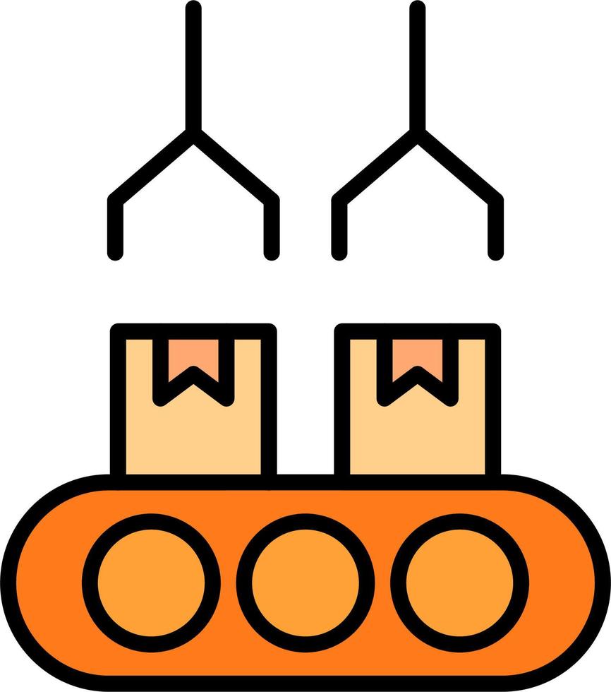 Conveyor belt Vector Icon