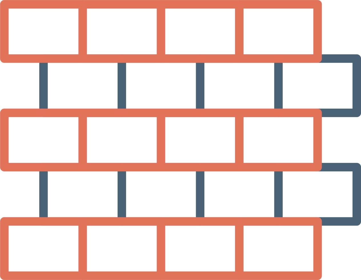 Brick Wall Vector Icon