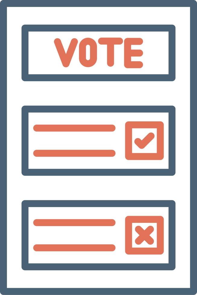 Ballot Vector Icon