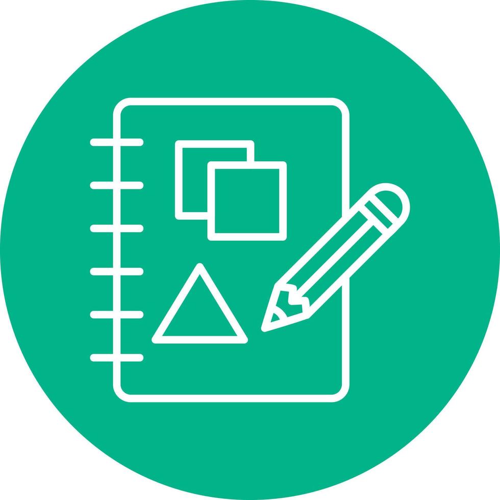 Sketchbook Vector Icon