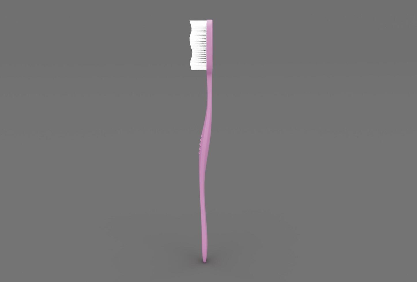 Tooth brush minimal 3d illustration on white background. photo