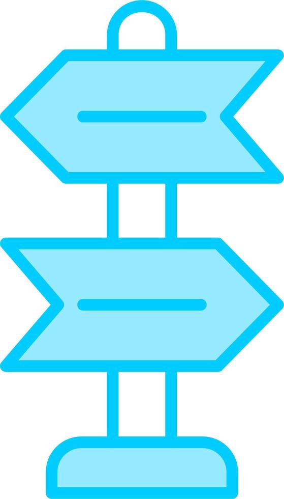 Sign Post Vector Icon