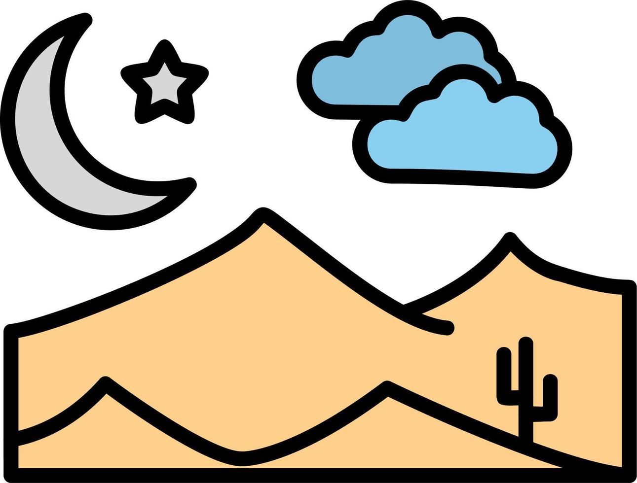 Night Vector Icon