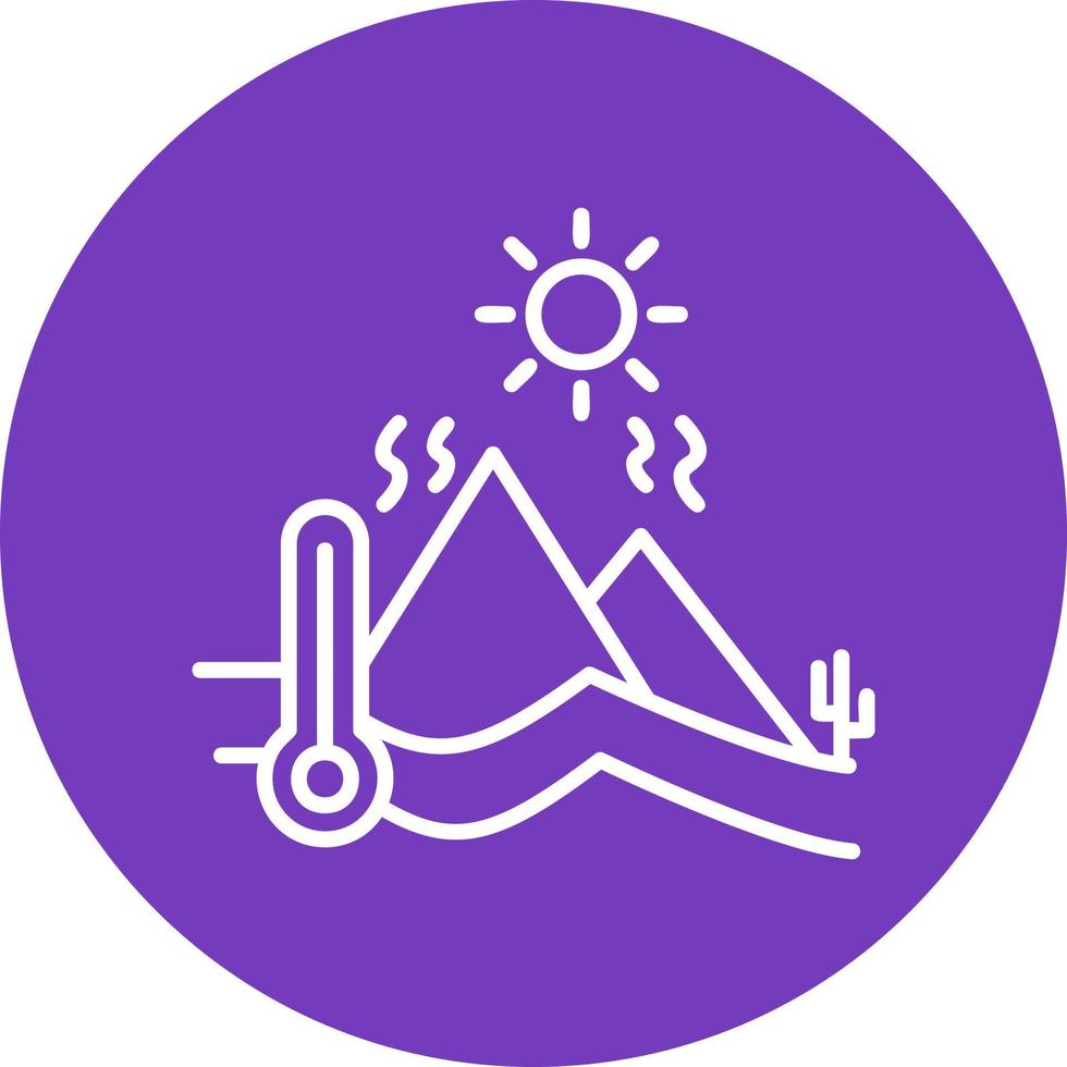 Hot Weather Vector Icon