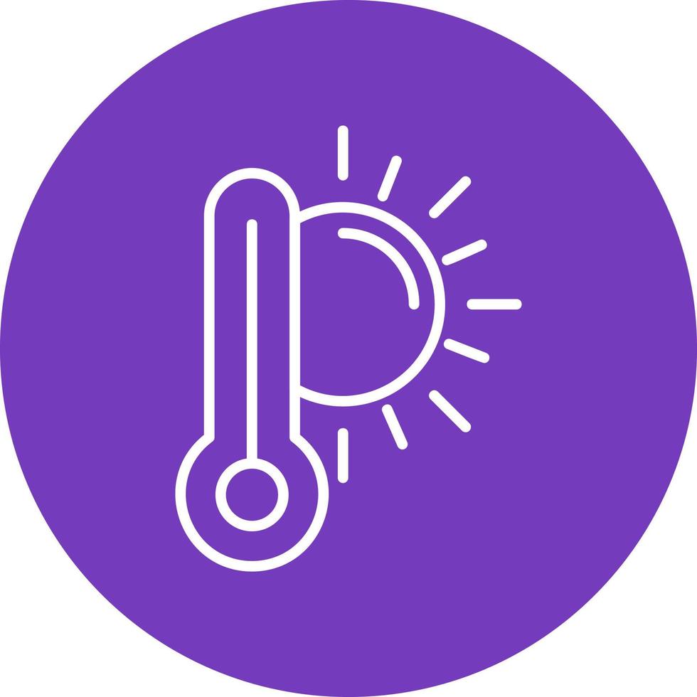 High Temperature Vector Icon