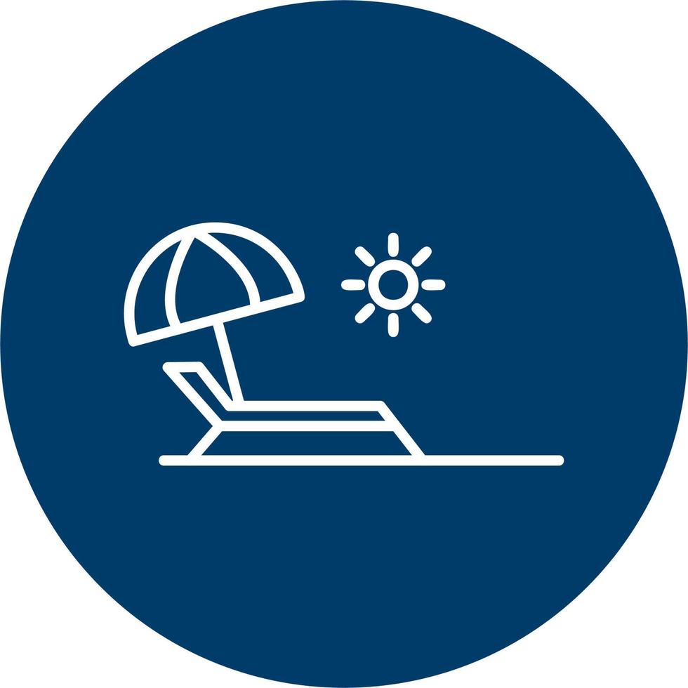 Beach Vector Icon