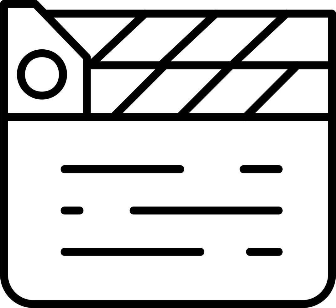 Filmmaking Vector Icon