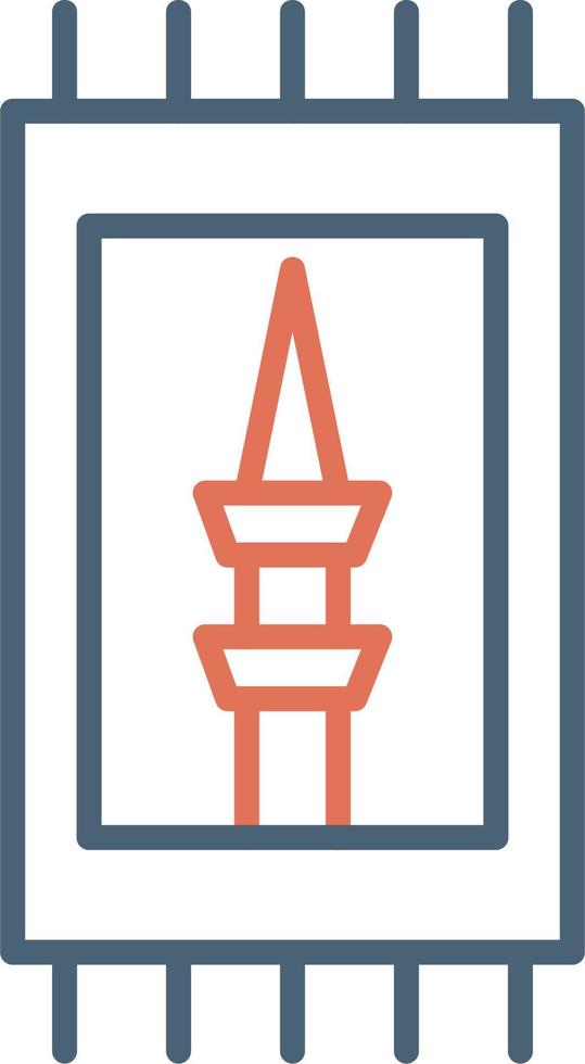 Prayer Mat Vector Icon