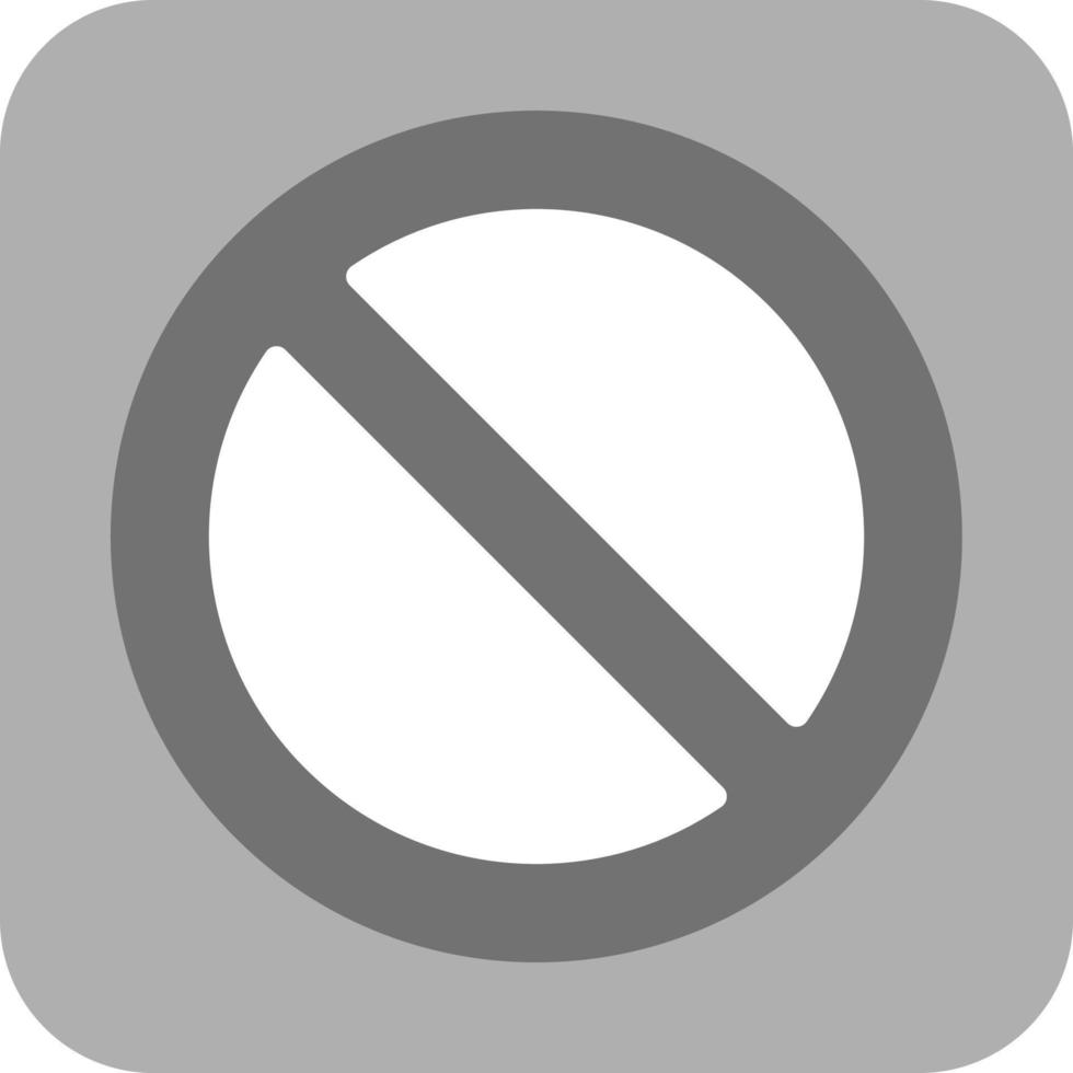 Prohibition Vector Icon