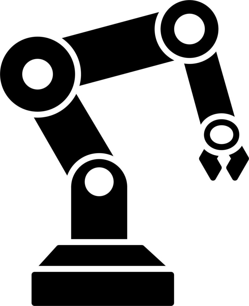 Robot Arm Vector Icon