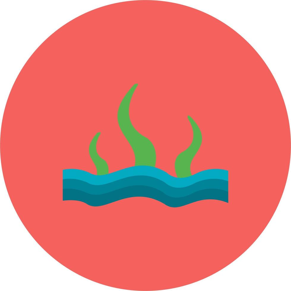 icono de vector de algas marinas