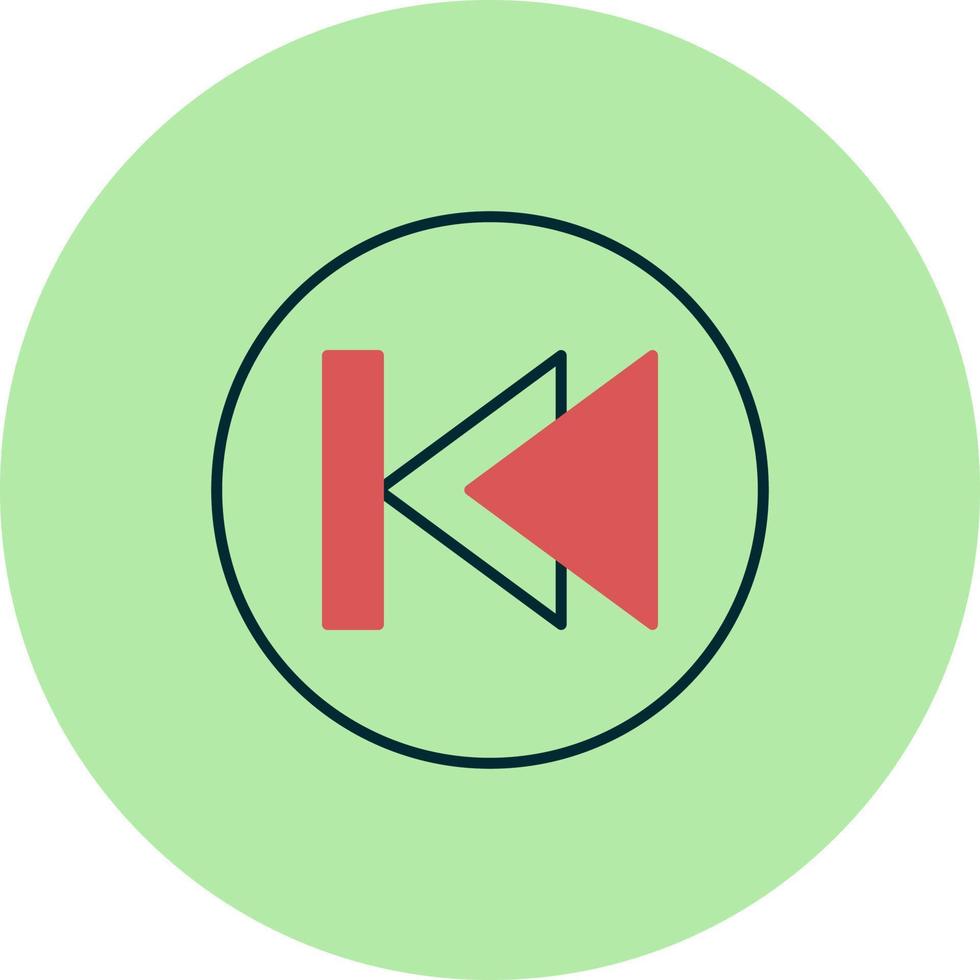 Previous track Vector Icon