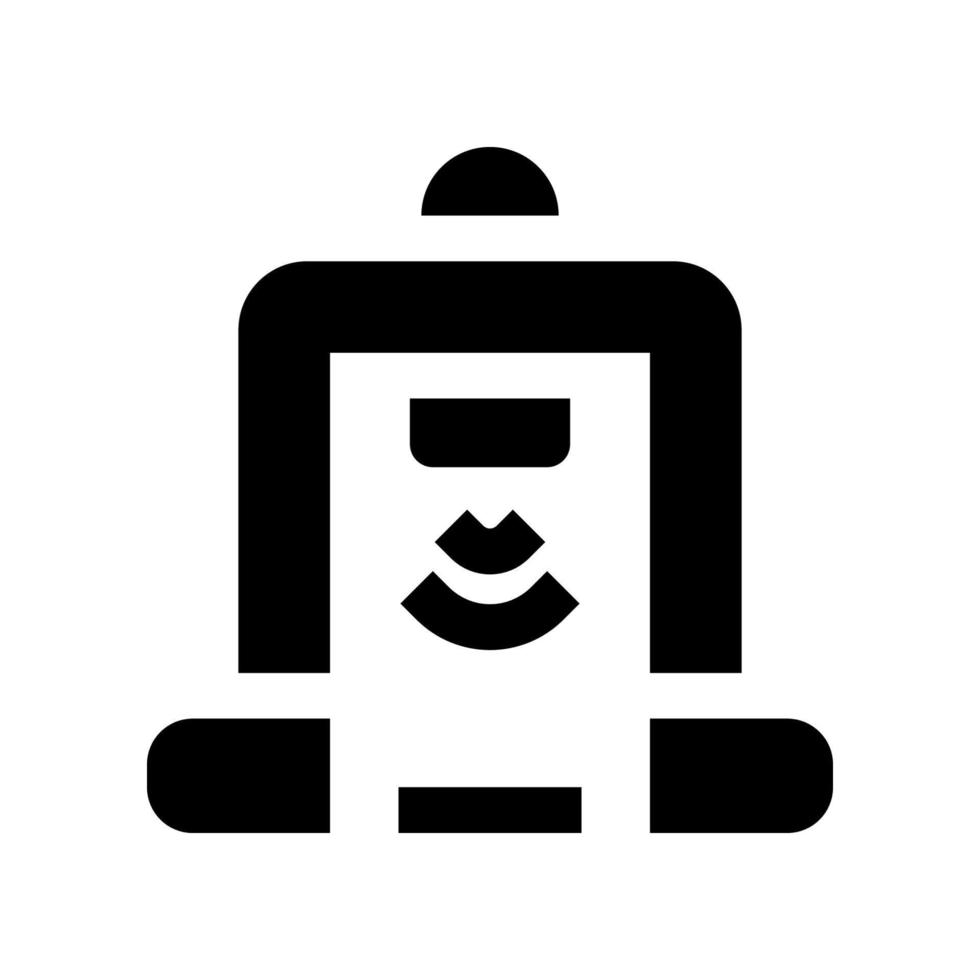 metal detector icon for your website, mobile, presentation, and logo design. vector