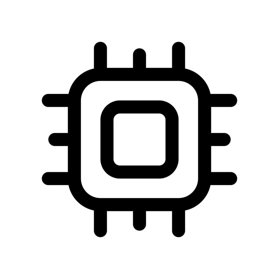 cpu icon for your website design, logo, app, UI. vector