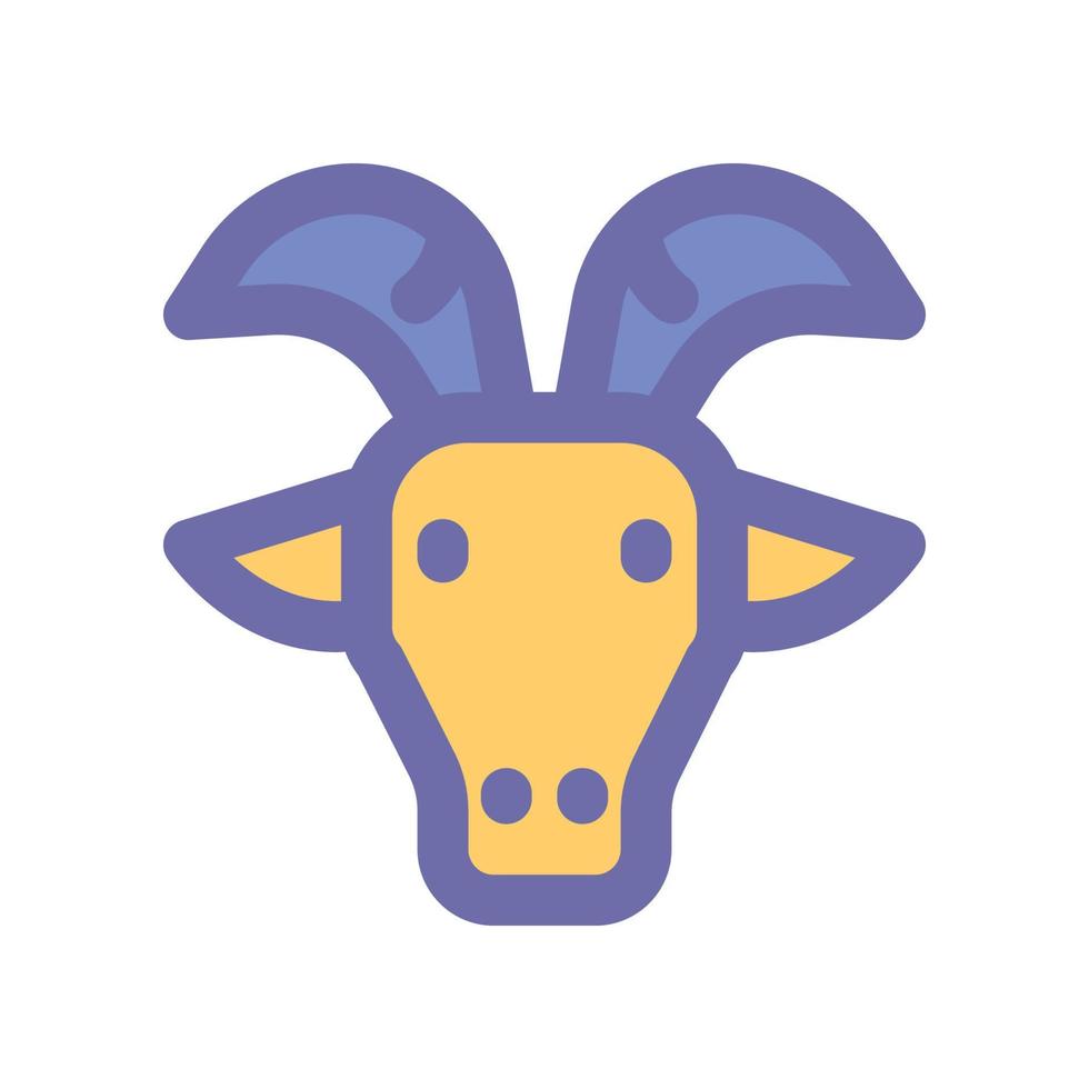 goat icon for your website design, logo, app, UI. vector
