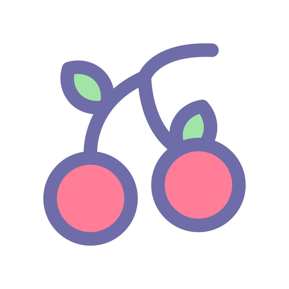 Cereza icono para tu sitio web diseño, logo, aplicación, ui vector