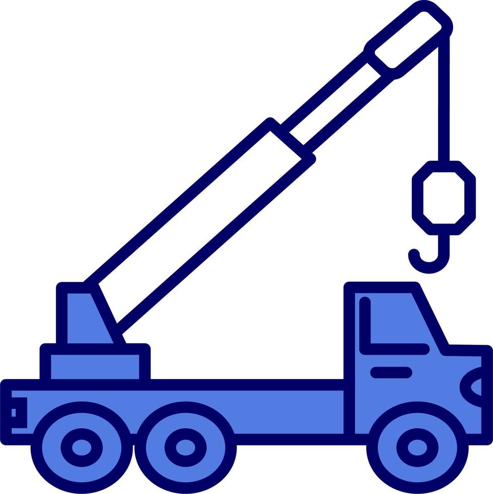 Crane truck Vector Icon