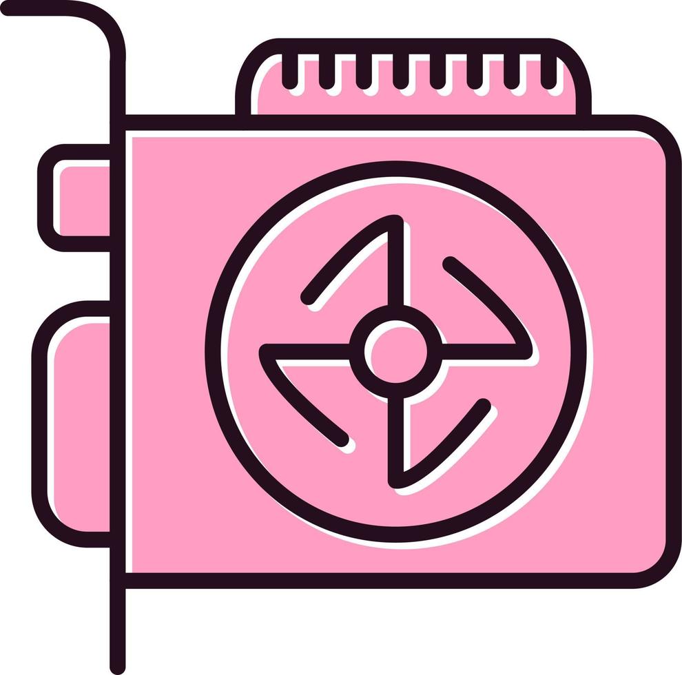 Graphics card Vector Icon