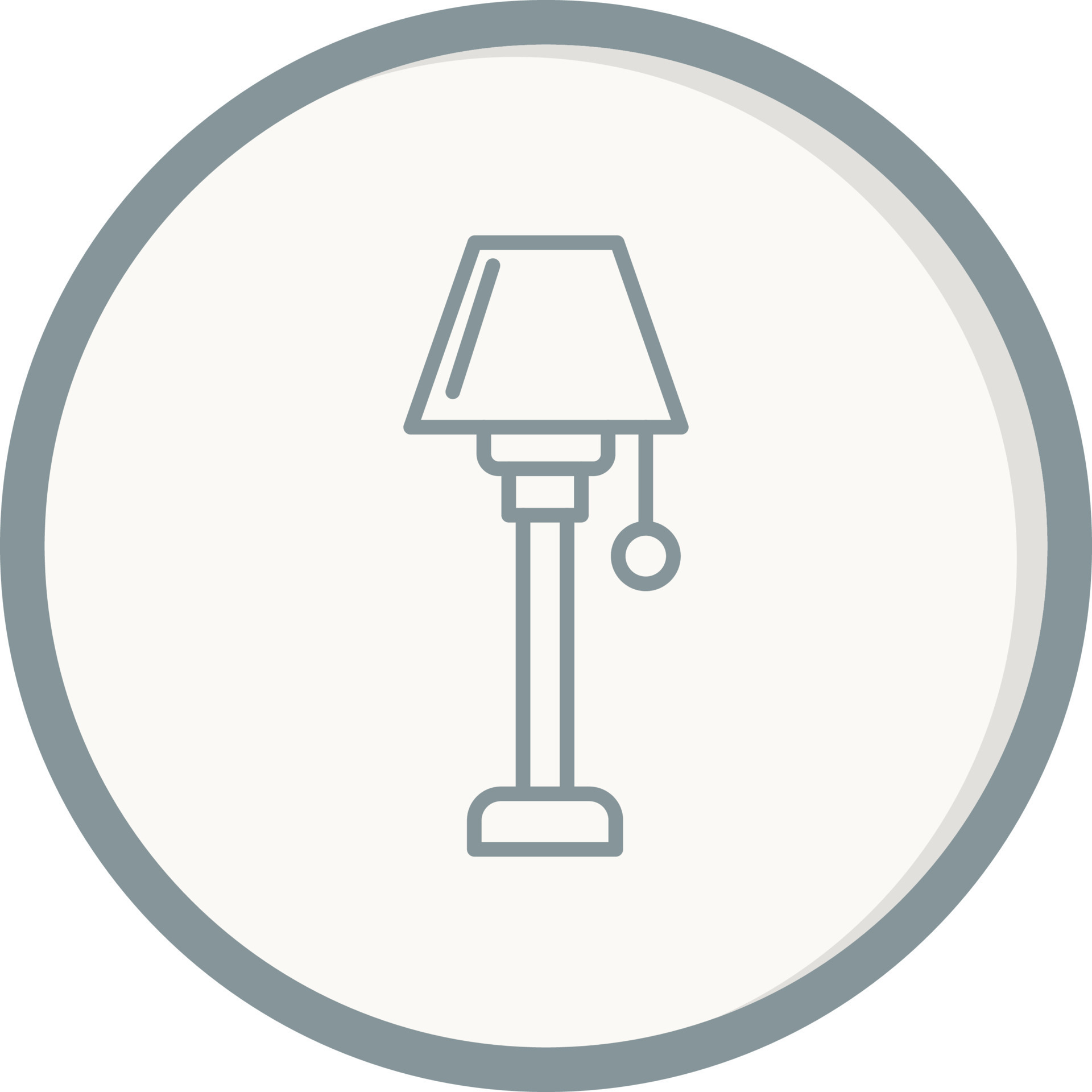 Floor lamp Vector Icon 20932751 Vector Art at Vecteezy
