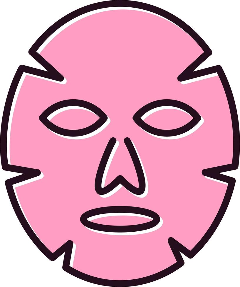 Facial mask Vector Icon