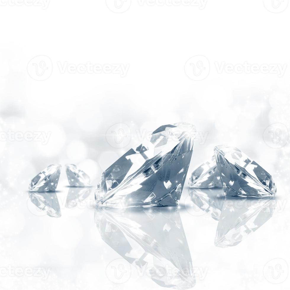 Diamond background close-up photo