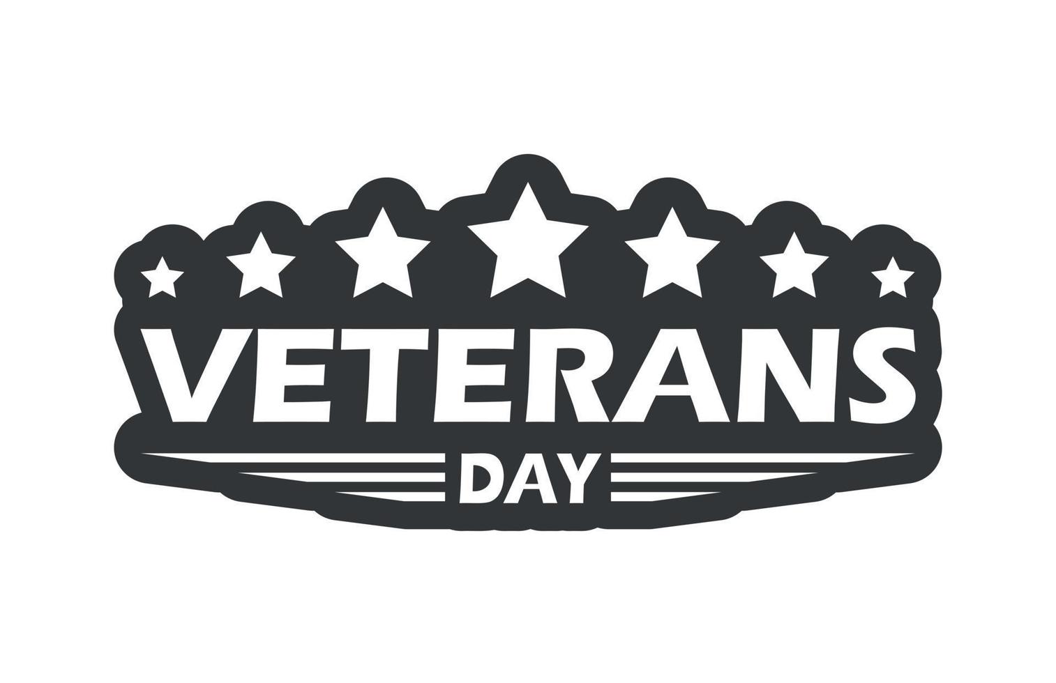 design vector template Veterans day.