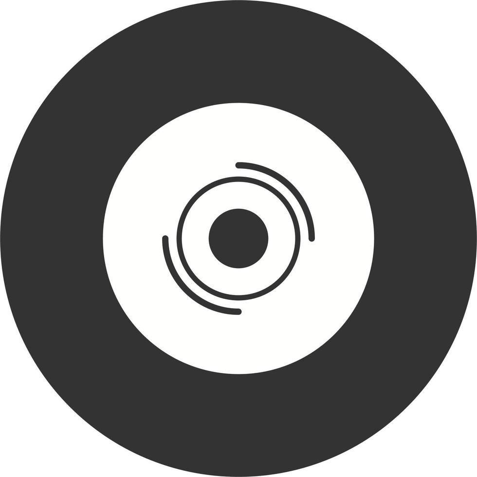 icono de vector de disco compacto