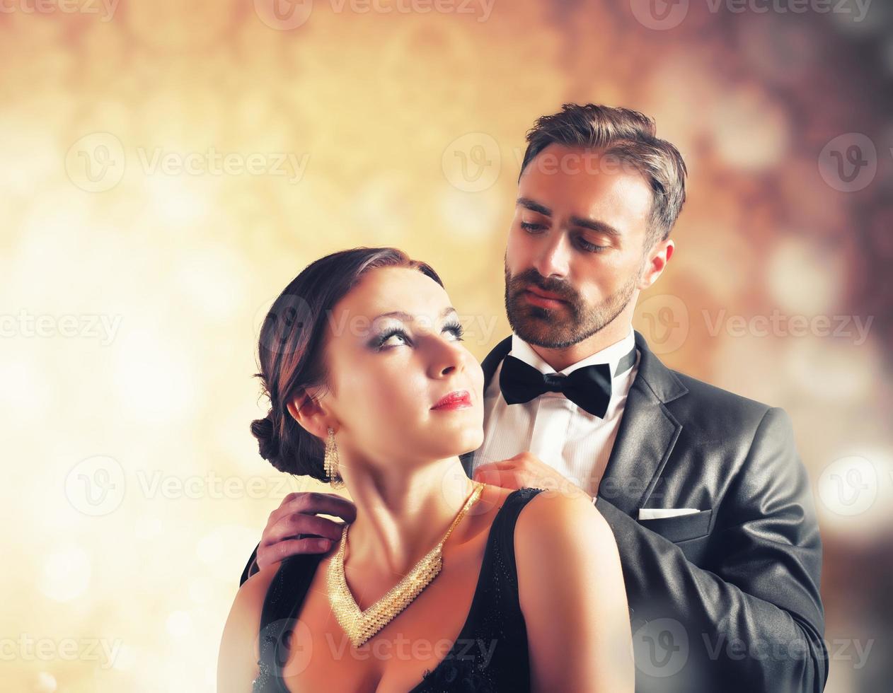 Romantic fancy couple photo