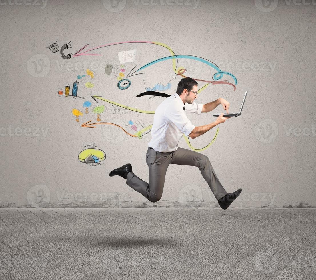 Fast business concept photo