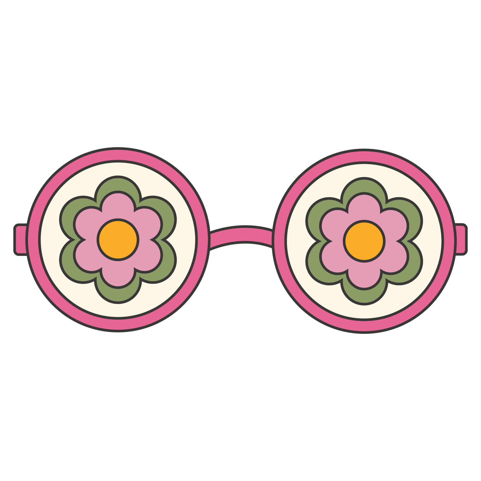 70 s Retro Groovy Sunglasses Sticker Y2k Groovy Cartoon Style 70s 80s 70-s-retro-groovy-sunglasses-sticker-y2k-groovy-cartoon-style-70s-80s