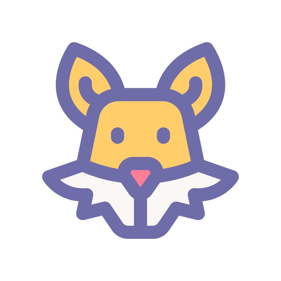 fox icon for your website design, logo, app, UI. vector