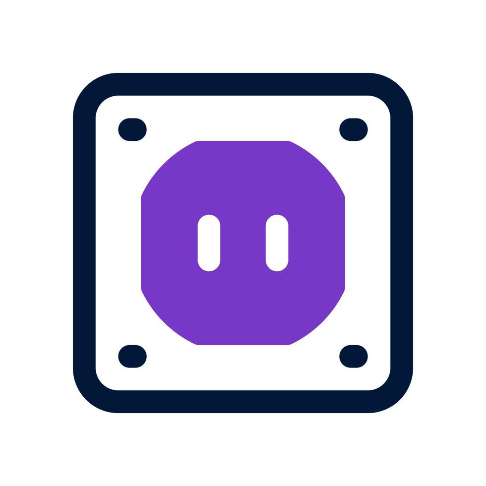 socket icon for your website, mobile, presentation, and logo design. vector