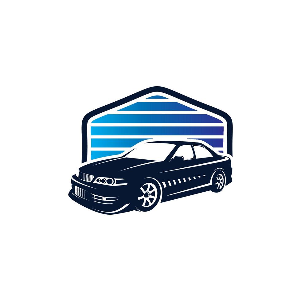 plantilla de diseño de logotipo de coche deportivo automotriz vector