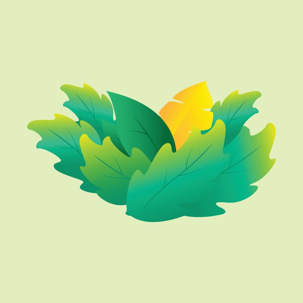 Green Leaf Illustration vector
