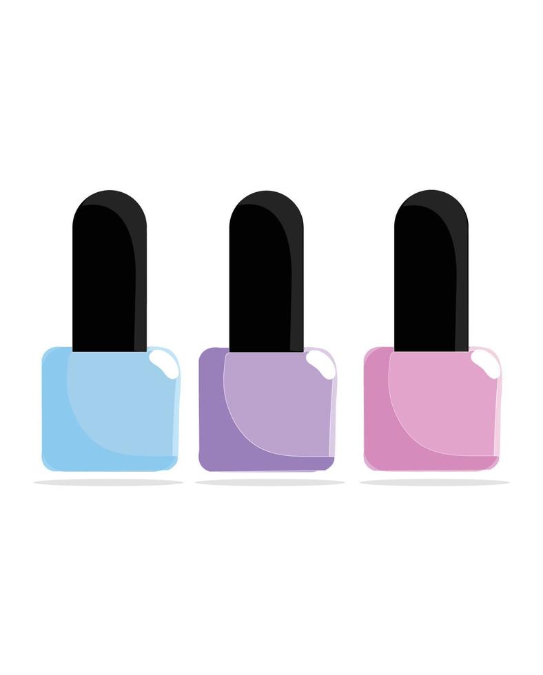 Nail Polish Combo Free Vector