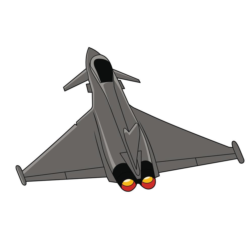 military aviation jet fighter vector design