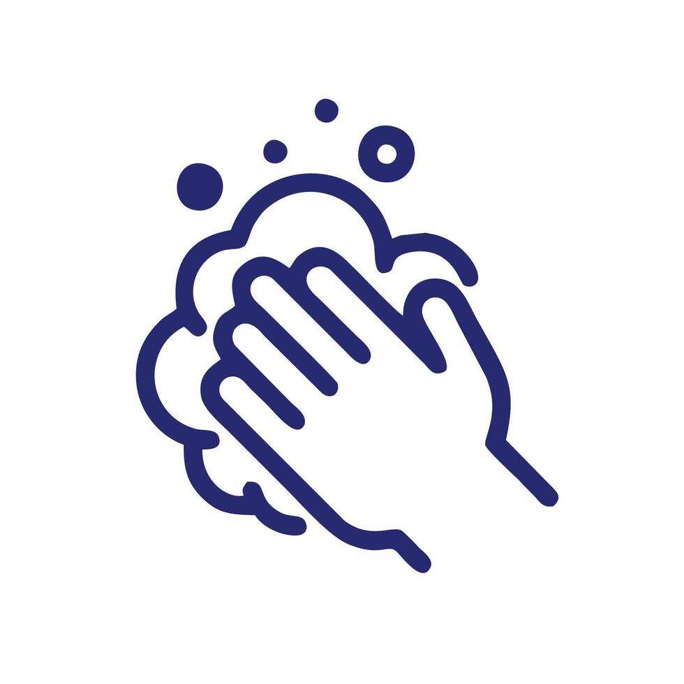 hand wash icon vector design