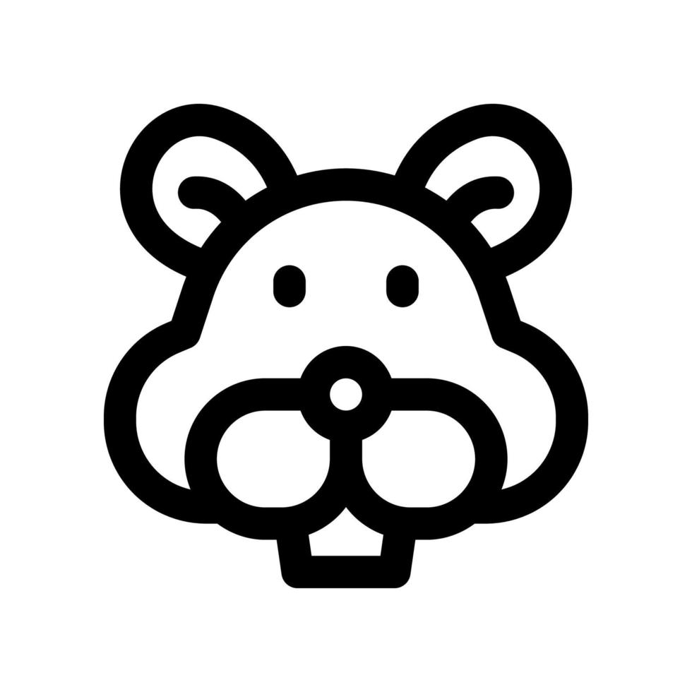 beaver icon for your website design, logo, app, UI. vector