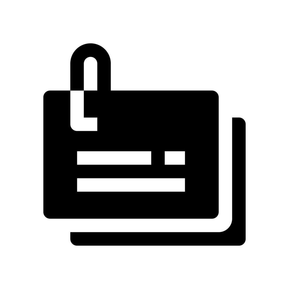 Nota icono para tu sitio web diseño, logo, aplicación, ui vector