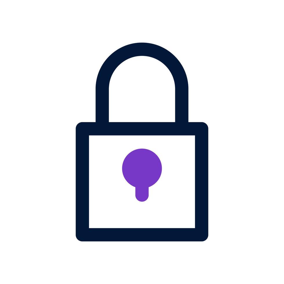 lock icon for your website design, logo, app, UI. vector