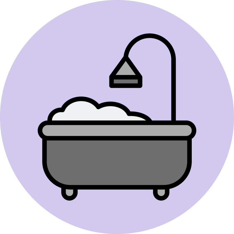 icono de vector de baño