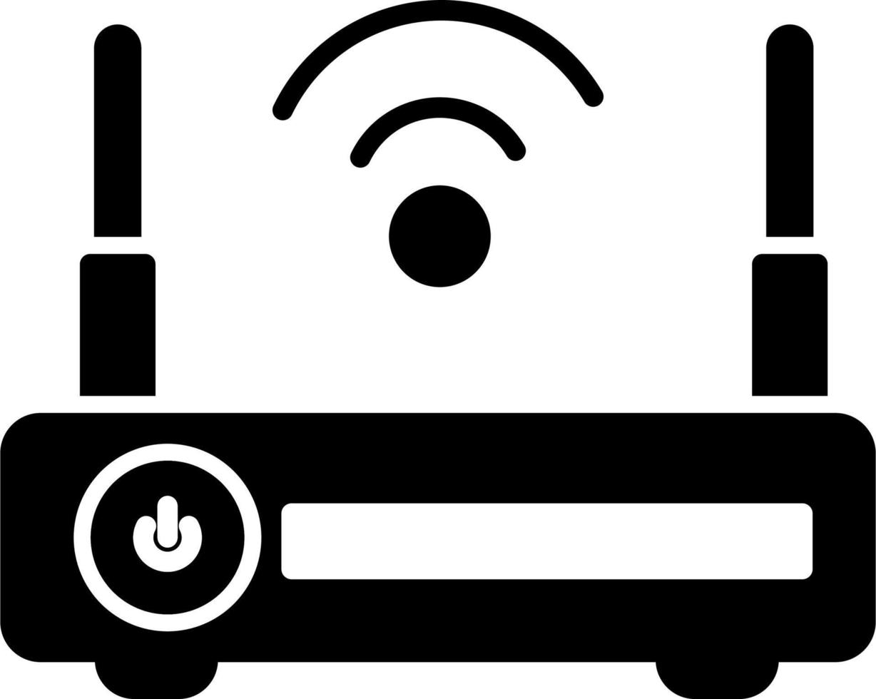 Wifi router Vector Icon